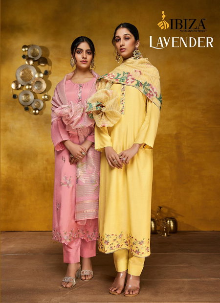 Lavender By Ibiza Banglory Bemberg Muslin Online Salwar Kameez Wholesale